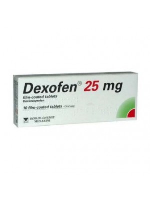 Dexofen 25 mg. 10 tablets